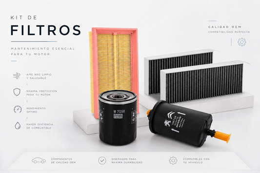 Kit de Filtros Peugeot 2008 Motor 1.200 EB2