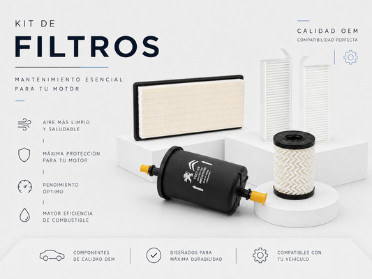 Kit de Filtros Peugeot 3008 Motor 1.600 Ep6 con Turbo